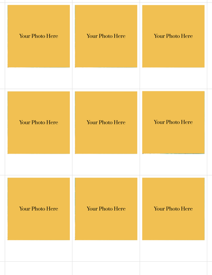 Personalized Polaroid Photo Magnets - Set 9